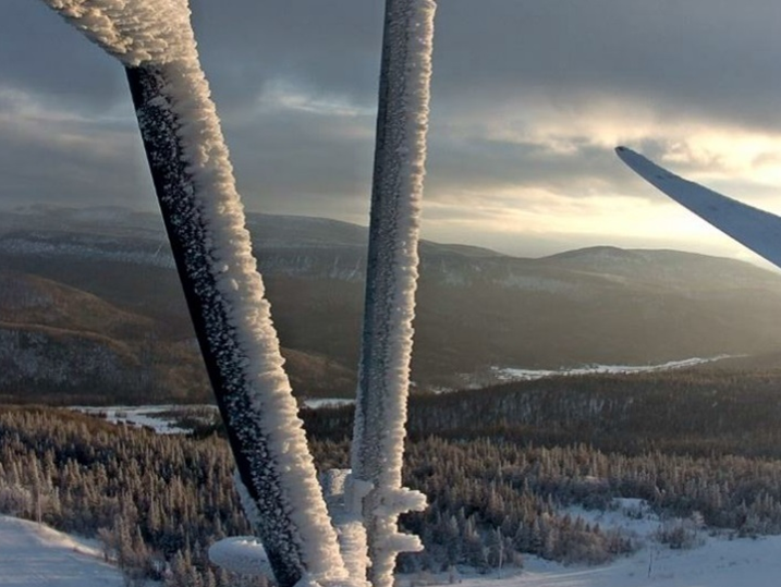 Développement et validation d’un modèle de prévision du givre pour les parcs éoliens