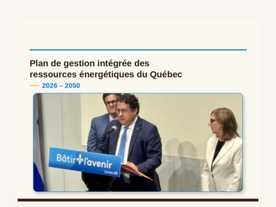 PGIRE : Nergica salue un plan structurant et insiste sur les leviers de sa mise en œuvre