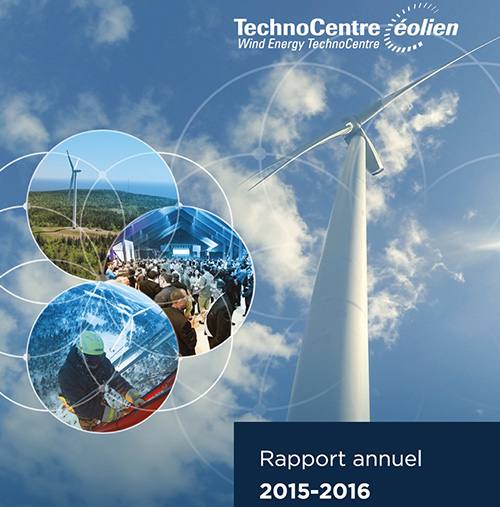 Rapport annuel du TechnoCentre éolien pour l’année 2015-2016