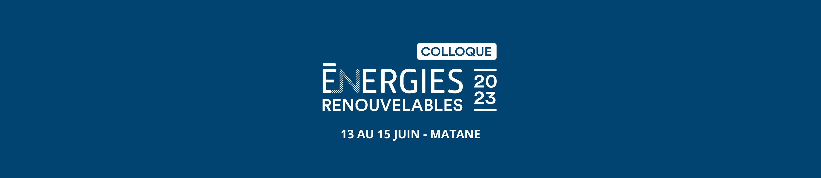 Communiqué de presse – Le Colloque de l&rsquo;industrie éolienne québécoise devient le Colloque des énergies renouvelables du Québec